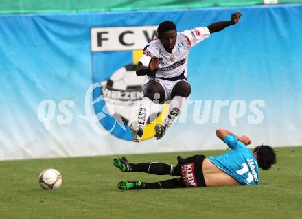 Fussball Testspiel. WAC/ St. AndrÃ¤ gegen SAK. Jacobo (WAC), Makanda Christian Mpaka (SAK). Klagenfurt, am 1.7.2011.
Foto: Kuess
---
pressefotos, pressefotografie, kuess, qs, qspictures, sport, bild, bilder, bilddatenbank