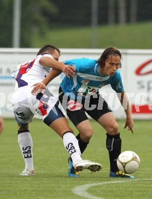 Fussball Testspiel. WAC/ St. AndrÃ¤ gegen SAK. Dario Baldauf (WAC), Goran Jolic (SAK). Klagenfurt, am 1.7.2011.
Foto: Kuess
---
pressefotos, pressefotografie, kuess, qs, qspictures, sport, bild, bilder, bilddatenbank