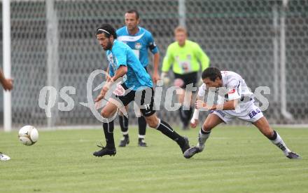 Fussball Testspiel. WAC/ St. AndrÃ¤ gegen SAK. Jacobo (WAC), Thomas Riedl (SAK). Klagenfurt, am 1.7.2011.
Foto: Kuess
---
pressefotos, pressefotografie, kuess, qs, qspictures, sport, bild, bilder, bilddatenbank