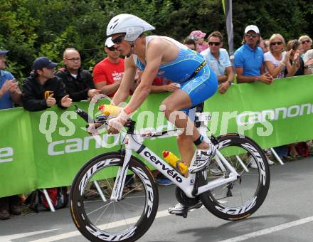 Ironman Austria.  Radfahren. Dorian Wagner (GER).. KLagenfurt, am 3.7.2011.
Foto: Kuess

---
pressefotos, pressefotografie, kuess, qs, qspictures, sport, bild, bilder, bilddatenbank