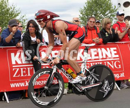 Ironman Austria.  Radfahren. Georg Swoboda (AUT). KLagenfurt, am 3.7.2011.
Foto: Kuess

---
pressefotos, pressefotografie, kuess, qs, qspictures, sport, bild, bilder, bilddatenbank