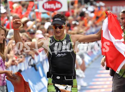 Ironman Austria.  Laufen. Neuer oesterreichischer Rekord. Michael Weiss (AUT).. KLagenfurt, am 3.7.2011.
Foto: Kuess

---
pressefotos, pressefotografie, kuess, qs, qspictures, sport, bild, bilder, bilddatenbank