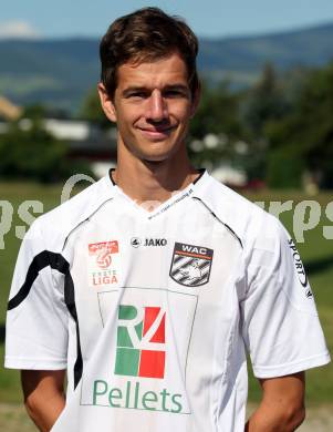 Fussball. 1. Liga. WAC/St. Andrae. Mannschaftsfototermin.  Christian Falk. Wolfsberg, 2.7.2011.
Foto: Kuess/Goetzhaber
---
pressefotos, pressefotografie, kuess, qs, qspictures, sport, bild, bilder, bilddatenbank