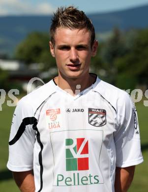 Fussball. 1. Liga. WAC/St. Andrae. Mannschaftsfototermin.  Michael Sollbauer. Wolfsberg, 2.7.2011.
Foto: Kuess/Goetzhaber
---
pressefotos, pressefotografie, kuess, qs, qspictures, sport, bild, bilder, bilddatenbank