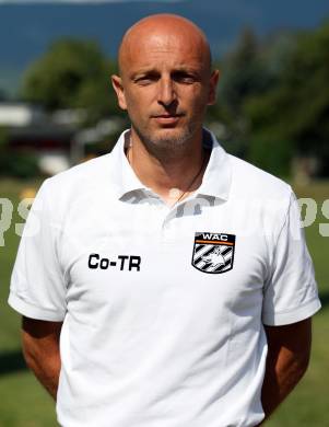 Fussball. 1. Liga. WAC/St. Andrae. Mannschaftsfototermin.   Co-Trainer Slobodan Grubor. Wolfsberg, 2.7.2011.
Foto: Kuess/Goetzhaber
---
pressefotos, pressefotografie, kuess, qs, qspictures, sport, bild, bilder, bilddatenbank