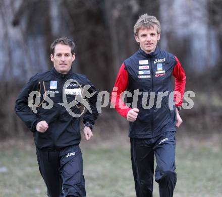 Leichtathletik. Marathon. Roman Weger, Markus Hohenwarter. Villach, 14.3.2011.
Foto: Kuess
---
pressefotos, pressefotografie, kuess, qs, qspictures, sport, bild, bilder, bilddatenbank