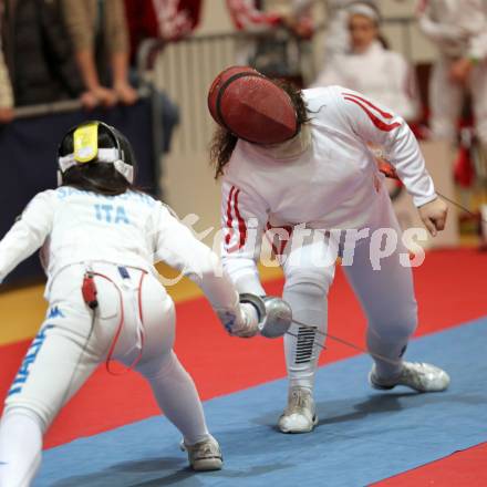 Fechten. Europameisterschaft Kadetten. Oesterreich gegen Italien. Laura Puchacher. Klagenfurt, 4.3.2011.
Foto: Kuess
---
pressefotos, pressefotografie, kuess, qs, qspictures, sport, bild, bilder, bilddatenbank