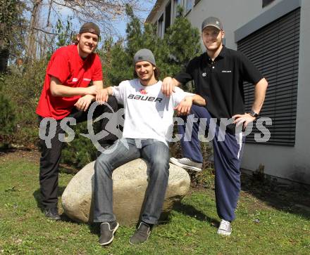 Eisthockey. KAC. Raphael Herburger, Manuel Geier, Stephan Geier.
Klagefurt, 29.3.2011.
Foto: Kuess
---
pressefotos, pressefotografie, kuess, qs, qspictures, sport, bild, bilder, bilddatenbank