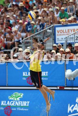 Beachvolleyball Grand Slam.  Julius Brink (GER). Klagenfurt, 7.8.2011
Foto: Kuess

---
pressefotos, pressefotografie, kuess, qs, qspictures, sport, bild, bilder, bilddatenbank