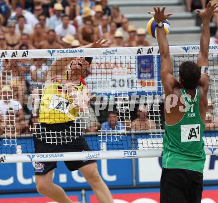 Beachvolleyball Grand Slam.  Jonas Reckermann (GER). Klagenfurt, 7.8.2011
Foto: Kuess

---
pressefotos, pressefotografie, kuess, qs, qspictures, sport, bild, bilder, bilddatenbank