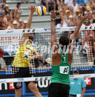 Beachvolleyball Grand Slam.  Julius Brink (GER). Klagenfurt, 7.8.2011
Foto: Kuess

---
pressefotos, pressefotografie, kuess, qs, qspictures, sport, bild, bilder, bilddatenbank