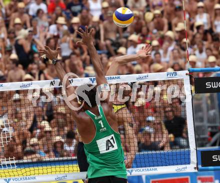 Beachvolleyball Grand Slam.  Julius Brink (GER). Klagenfurt, 7.8.2011
Foto: Kuess

---
pressefotos, pressefotografie, kuess, qs, qspictures, sport, bild, bilder, bilddatenbank