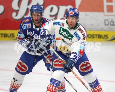 EBEL. Eishockey Bundesliga. Training VSV.  Tomaz Razingar, Greg Kuznik. Villach, am 8.8.2011.
Foto: Kuess
---
pressefotos, pressefotografie, kuess, qs, qspictures, sport, bild, bilder, bilddatenbank