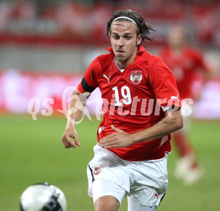 Fussball Laenderspiel Oesterreich gegen Slowakei. Martin Harnik (OEsterreich). Klagenfurt, 10.8.2011.
Foto: Kuess

---
pressefotos, pressefotografie, kuess, qs, qspictures, sport, bild, bilder, bilddatenbank