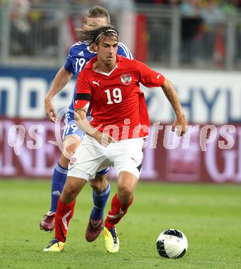 Fussball Laenderspiel Oesterreich gegen Slowakei. Martin Harnik (Oesterreich). Klagenfurt, 10.8.2011.
Foto: Kuess

---
pressefotos, pressefotografie, kuess, qs, qspictures, sport, bild, bilder, bilddatenbank