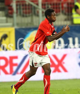 Fussball Laenderspiel Oesterreich gegen Slowakei. David Alaba (Oesterreich). Klagenfurt, 10.8.2011.
Foto: Kuess

---
pressefotos, pressefotografie, kuess, qs, qspictures, sport, bild, bilder, bilddatenbank