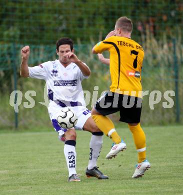 Fussball Regionalliga. SAK gegen Allerheiligen. Riedl Thomas (SAK), Kulnik Michael (Allerheiligen). Klagenfurt, 13.8.2011.
Foto: Kuess
---
pressefotos, pressefotografie, kuess, qs, qspictures, sport, bild, bilder, bilddatenbank