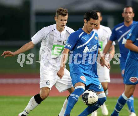 Fussball Regionalliga. VSV gegen Sturm Graz Amateure. Sandro Ebner,  (VSV). Villach, 20.8.2011.
Foto: Kuess
---
pressefotos, pressefotografie, kuess, qs, qspictures, sport, bild, bilder, bilddatenbank