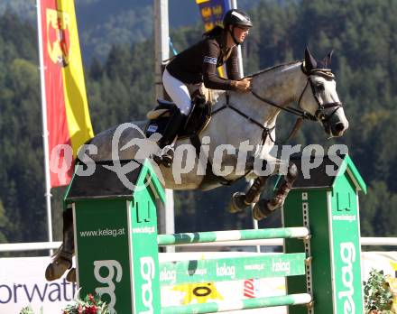 Reiten. Kaerntner Landesmeisterschaften. Kathrin Kurat auf Cento Quick Z. Reifnitz, am 14.8.2011.
Foto: Kuess
---
pressefotos, pressefotografie, kuess, qs, qspictures, sport, bild, bilder, bilddatenbank