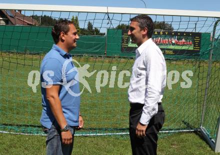 Fussball. Alexander Suppantschitsch, Goran Lucic. Klagenfurt, 17.8.2011.
Foto: Kuess
---
pressefotos, pressefotografie, kuess, qs, qspictures, sport, bild, bilder, bilddatenbank