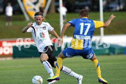 Fussball Bundesliga. Erste Liga. WAC/St. Andrae gegen Vienna. Christoph Cemernjak, (WAC/St.Andrae), Konstantin Kerschbaumer (Vienna). Wolfsberg, 19.8.2011
Foto: Kuess

---
pressefotos, pressefotografie, kuess, qs, qspictures, sport, bild, bilder, bilddatenbank