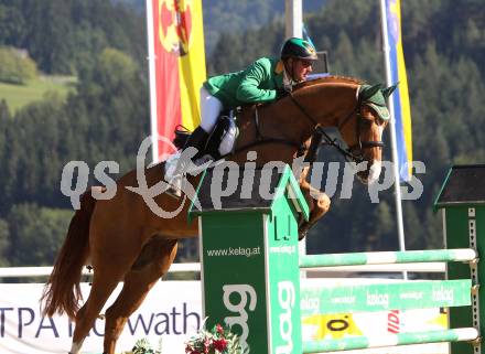 Reiten. Kaerntner Landesmeisterschaften. Dieter Koefler auf Golden Gun. Reifnitz, am 14.8.2011.
Foto: Kuess
---
pressefotos, pressefotografie, kuess, qs, qspictures, sport, bild, bilder, bilddatenbank