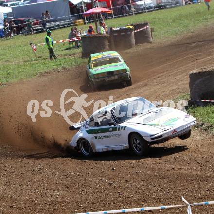 Autocross Staatsmeisterschaftslauf.  Markus Marcher (K), Herbert Liegl (K). Meiselding, 21.8.2011
Foto: Kuess

---
pressefotos, pressefotografie, kuess, qs, qspictures, sport, bild, bilder, bilddatenbank