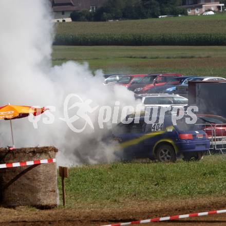 Autocross Staatsmeisterschaftslauf.  Klaus Demuth (K). Meiselding, 21.8.2011
Foto: Kuess

---
pressefotos, pressefotografie, kuess, qs, qspictures, sport, bild, bilder, bilddatenbank