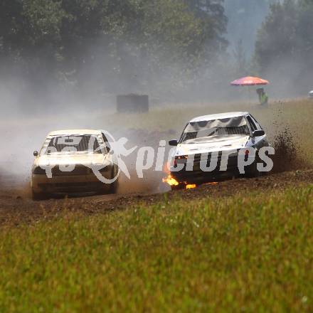 Autocross Staatsmeisterschaftslauf.  Daniel Ebner (NOE), Klaus Demuth (K). Meiselding, 21.8.2011
Foto: Kuess

---
pressefotos, pressefotografie, kuess, qs, qspictures, sport, bild, bilder, bilddatenbank