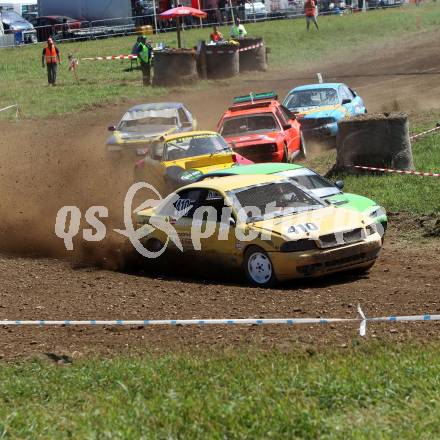 Autocross Staatsmeisterschaftslauf.  Walter Marcher (K), Daniel Ebner (NOE), Klaus Demuth (K). Meiselding, 21.8.2011
Foto: Kuess

---
pressefotos, pressefotografie, kuess, qs, qspictures, sport, bild, bilder, bilddatenbank