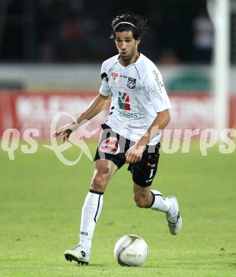 Fussball Bundesliga. Erste Liga. WAC/St. Andrae gegen SKN St. Poelten.  Ynclan Pajares Jacobo Maria (WAC/St.Andrae). Wolfsberg, 26.8.2011
Foto: Kuess

---
pressefotos, pressefotografie, kuess, qs, qspictures, sport, bild, bilder, bilddatenbank