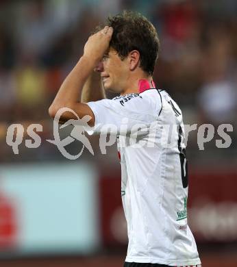 Fussball Bundesliga. Erste Liga. WAC/St. Andrae gegen SKN St. Poelten.  Christian Falk (WAC/St.Andrae). Wolfsberg, 26.8.2011
Foto: Kuess

---
pressefotos, pressefotografie, kuess, qs, qspictures, sport, bild, bilder, bilddatenbank