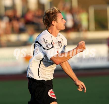 Fussball Bundesliga. Erste Liga. WAC/St. Andrae gegen SKN St. Poelten.  Torjubel Michael Sollbauer (WAC/St.Andrae). Wolfsberg, 26.8.2011
Foto: Kuess

---
pressefotos, pressefotografie, kuess, qs, qspictures, sport, bild, bilder, bilddatenbank