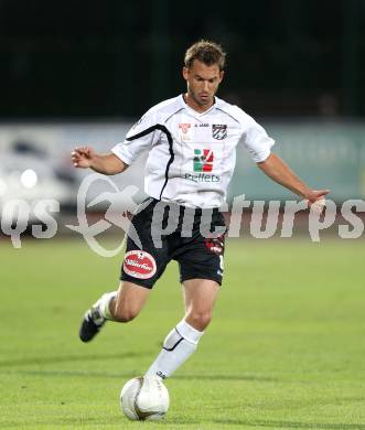 Fussball Bundesliga. Erste Liga. WAC/St. Andrae gegen SKN St. Poelten.  Gernot Messner (WAC/St.Andrae). Wolfsberg, 26.8.2011
Foto: Kuess

---
pressefotos, pressefotografie, kuess, qs, qspictures, sport, bild, bilder, bilddatenbank