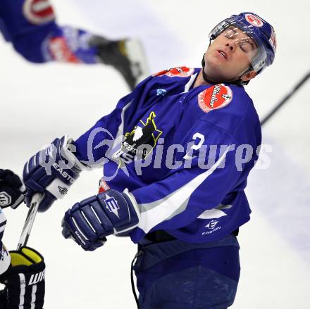 EBEL. Eishockey Bundesliga. EC Pasut VSV gegen Iserlohn Roosters.  Kevin Mitchell (VSV). Villach, am 28.8.2011.
Foto: Kuess 


---
pressefotos, pressefotografie, kuess, qs, qspictures, sport, bild, bilder, bilddatenbank