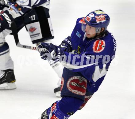 EBEL. Eishockey Bundesliga. EC Pasut VSV gegen Iserlohn Roosters. Andreas Wiedergut (VSV). Villach, am 28.8.2011.
Foto: Kuess 


---
pressefotos, pressefotografie, kuess, qs, qspictures, sport, bild, bilder, bilddatenbank