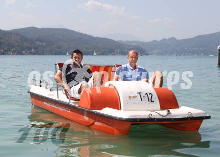 Fussball. 1. Liga. WAC/St. Andrae. Trainer Nenad Bjelica, Co-Trainer Slobodan Grubor. Klagenfurt, 24.8.2011.
Foto: Kuess
---
pressefotos, pressefotografie, kuess, qs, qspictures, sport, bild, bilder, bilddatenbank