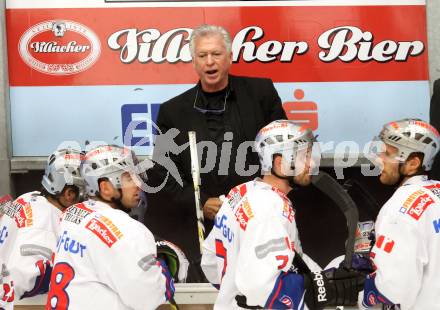 EBEL. Eishockey Bundesliga. EC Pasut VSV gegen Ritten Sport Bozen.  Trainer Greg Holst (Ritten Sport Bozen). Villach, am 4.9.2011.
Foto: Kuess 


---
pressefotos, pressefotografie, kuess, qs, qspictures, sport, bild, bilder, bilddatenbank