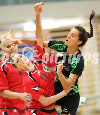 Handball Testspiel. SG Witasek Feldkirchen gegen Celje (SLO). Maria Eugenia Musalem (Feldkirchen). Feldkirchen, 31.8.2011.
Foto: Kuess

---
pressefotos, pressefotografie, kuess, qs, qspictures, sport, bild, bilder, bilddatenbank