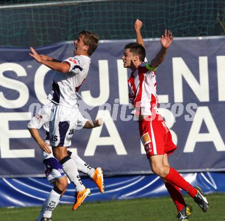 Fussball Regionalliga. SAK gegen GAK. Grega Triplat (SAK), Christian Deutschmann (GAK). Klagenfurt, am 10.11.2011.
Foto: Kuess
---
pressefotos, pressefotografie, kuess, qs, qspictures, sport, bild, bilder, bilddatenbank