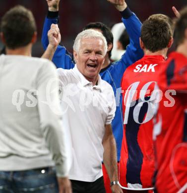 Fussball. Regionalliga. SK Austria Klagenfurt gegen SAK. Jubel Jagodic Alois (SAK). Klagenfurt, 16.9.2011.
Foto: Kuess

---
pressefotos, pressefotografie, kuess, qs, qspictures, sport, bild, bilder, bilddatenbank