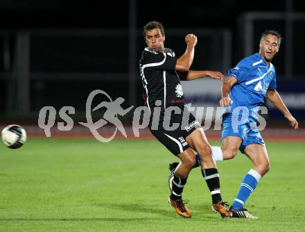 Fussball OEFB Cup. VSV gegen Hartberg. Darko Djukic (VSV), Matej Miljatovic (Hartberg). Villach, am 20.9.2011.
Foto: Kuess
---
pressefotos, pressefotografie, kuess, qs, qspictures, sport, bild, bilder, bilddatenbank