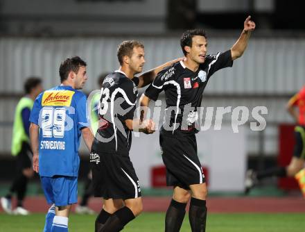 Fussball OEFB Cup. VSV gegen Hartberg. Torjubel Hartberg. Villach, am 20.9.2011.
Foto: Kuess
---
pressefotos, pressefotografie, kuess, qs, qspictures, sport, bild, bilder, bilddatenbank