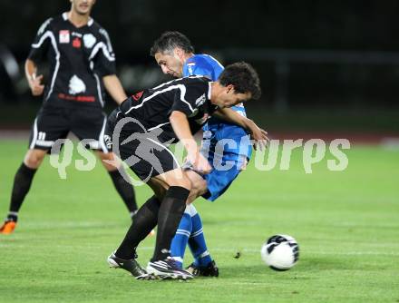 Fussball OEFB Cup. VSV gegen Hartberg. Darko Djukic (VSV), Fabian Harrer (Hartberg). Villach, am 20.9.2011.
Foto: Kuess
---
pressefotos, pressefotografie, kuess, qs, qspictures, sport, bild, bilder, bilddatenbank