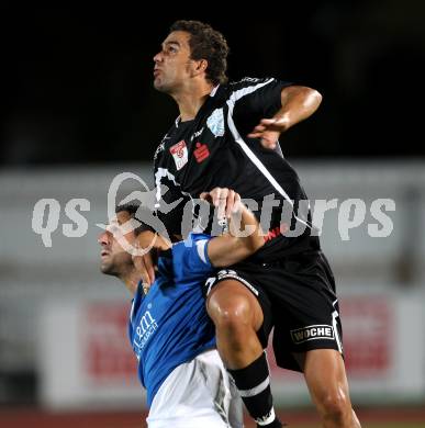 Fussball OEFB Cup. VSV gegen Hartberg. Darko Djukic (VSV), Matej Miljatovic (Hartberg). Villach, am 20.9.2011.
Foto: Kuess
---
pressefotos, pressefotografie, kuess, qs, qspictures, sport, bild, bilder, bilddatenbank