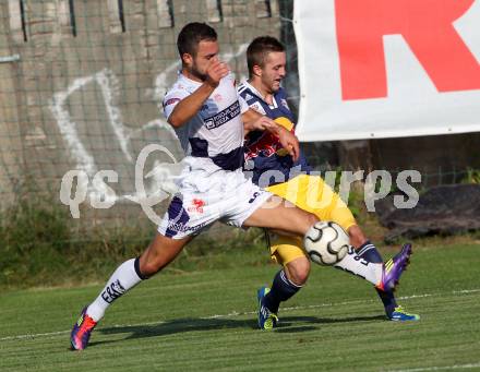 Fussball. OEFB Cup. SAK gegen Red Bull Salzburg. Murat Veliu, (SAK), Jakob Jantscher (Salzburg). Klagenfurt, 21.9.2011.
Foto: Kuess
---
pressefotos, pressefotografie, kuess, qs, qspictures, sport, bild, bilder, bilddatenbank