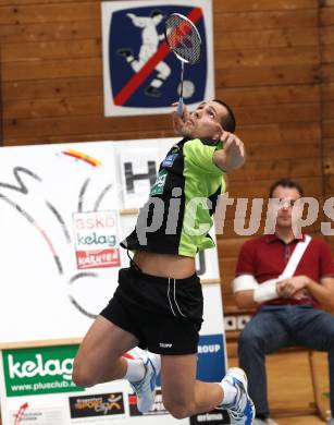 Badminton. ASKOE Kelag Kaernten gegen BSC 70 Linz. Krasimir Yankov (Kaernten). Klagenfurt, am 24.9.2011.
Foto: Kuess
---
pressefotos, pressefotografie, kuess, qs, qspictures, sport, bild, bilder, bilddatenbank