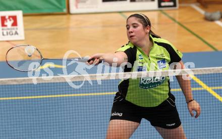 Badminton. ASKOE Kelag Kaernten gegen BSC 70 Linz. Belinda Heber (Kaernten). Klagenfurt, am 24.9.2011.
Foto: Kuess
---
pressefotos, pressefotografie, kuess, qs, qspictures, sport, bild, bilder, bilddatenbank