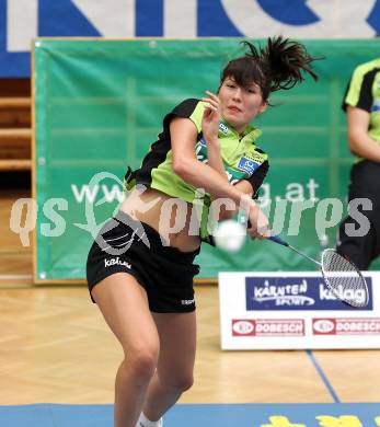 Badminton. ASKOE Kelag Kaernten gegen BSC 70 Linz. Delqna Trandeva (Kaernten). Klagenfurt, am 24.9.2011.
Foto: Kuess
---
pressefotos, pressefotografie, kuess, qs, qspictures, sport, bild, bilder, bilddatenbank