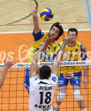 Volleyball Testspiel. SK Aich/Dob gegen Arkas izmir. Gerald Reiser (Aich/Dob). Bleiburg, am 25.9.2011.
Foto: Kuess
---
pressefotos, pressefotografie, kuess, qs, qspictures, sport, bild, bilder, bilddatenbank